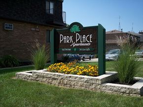 Coralville apartment for rent - Park Place Main Sign 5th Street at Park Place Apartments, Coralville, IA