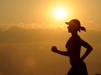 Jogging woman