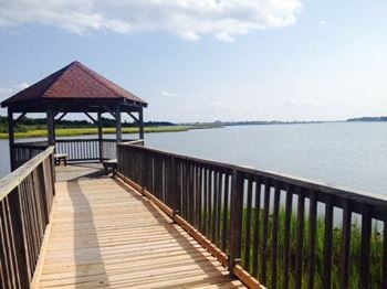 Community pier and gazebo