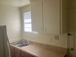 Beaufort Available Now apartment for rent - A kitchen with a sink and cabinets.
