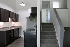 Oshkosh apartment for rent - University Lofts Kitchen
