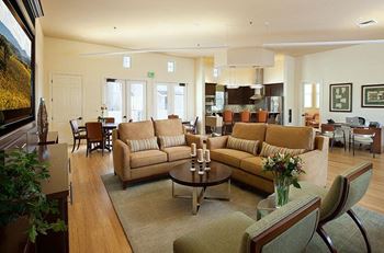 Sitting space in clubhouse