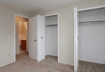 Large spacious closets