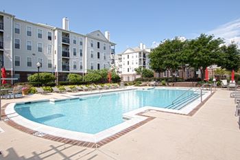 Resort style pool and sundeck
