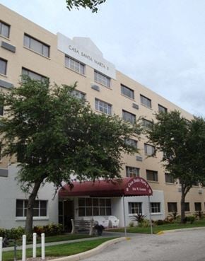 Sarasota apartment for rent - Casa Santa Marta I Senior Apartments in Sarasota, FL Exterior entrance