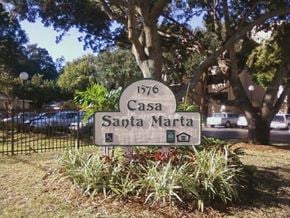 Sarasota apartment for rent - Casa Santa Marta I Senior Apartments in Sarasota, FL signage