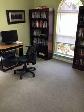 Ashburn apartment for rent - a office with a computer desk and a chair