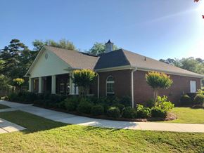 Moultrie apartment for rent - the front of a brick house with a sidewalk