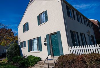Brookville townhomes front & back entrance