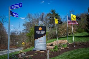 Pittsburgh apartment for rent - Crane Village Apartments Entrance Signage