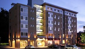 Ithaca apartment for rent - the building in which the hotel is located