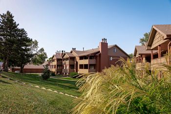 Courtyards with lush landscaping