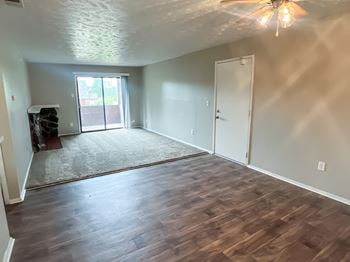 Functioning fireplace