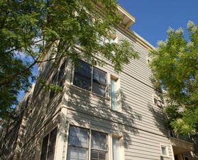 Cambridge apartment for rent - a white house with a tree in front of it