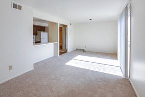Buffalo apartment for rent - Liberty Square Apartments – Living Room – Sweet Home Schools - Air Conditioner - Appliances Included - 24 Hour Emergency Maintenance – Ask for a Tour - Pet Friendly