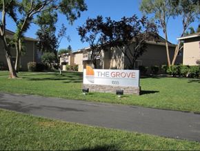 Davis apartment for rent - Entry Sign l The Grove Apartments in Davis CA