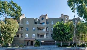 Los Angeles apartment for rent - an apartment building with trees in front of it