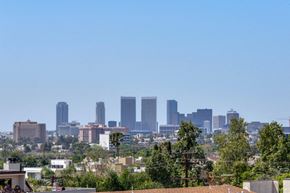 West Hollywood apartment for rent - the skyline of the city with trees and buildings