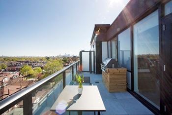 Rooftop terrace with bbq area