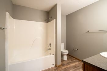 Bathroom w/ shower and tub combination