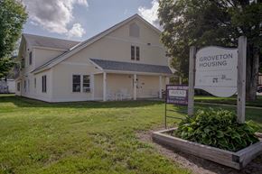 Groveton apartment for rent - a white house with a sign
