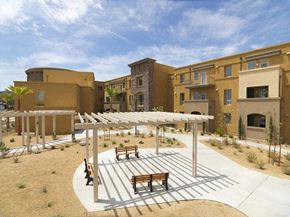 Yucca Valley apartment for rent - Dumosa Senior Village Courtyard