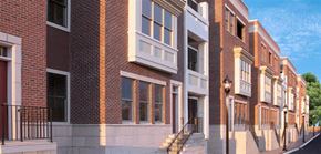 Collingswood apartment for rent - a rendering of a new apartment building on a city street