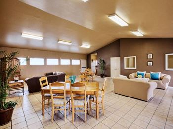 Clubroom with planned events