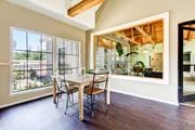 Austin apartment for rent - Seating area with table and chairs in clubhouse