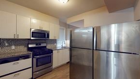 Ottawa apartment for rent - full kitchen with stainless steel appliances and granite counter tops