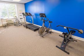 Lake Villa apartment for rent - Fitness Center at Lakewood Towers Senior Apartments in Lake Villa, IL
