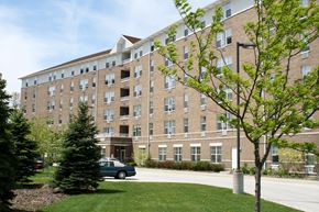 Lake Villa apartment for rent - Exterior at Lakewood Towers Senior Apartments in Lake Villa, IL