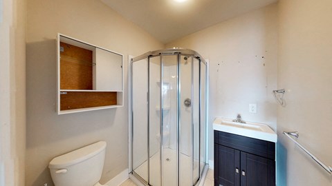 Floor plan for 4 beds, 2 baths