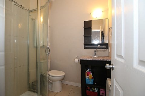 Floor plan for 1 bed, 1 bath