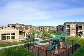Richland apartment for rent - Playground with Apt Buildings in back  Richland WA Copper Mountain Apts For Rent