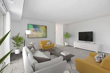 Windsor Mill apartment for rent - a living room with couches and a tv