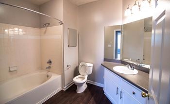 Bathroom with adequate storage