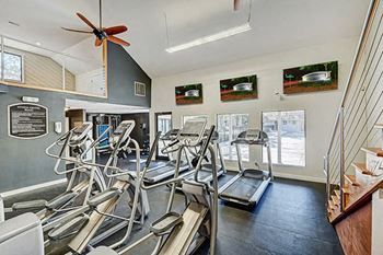 Two story fitness center