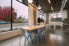 Seattle apartment for rent - CREW Apartments Lounge Interior Window View