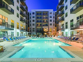Resort-style swimming pool