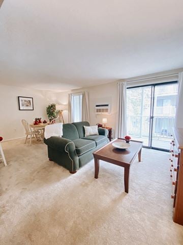 New Britain apartment for rent - a living room with a couch and a coffee table