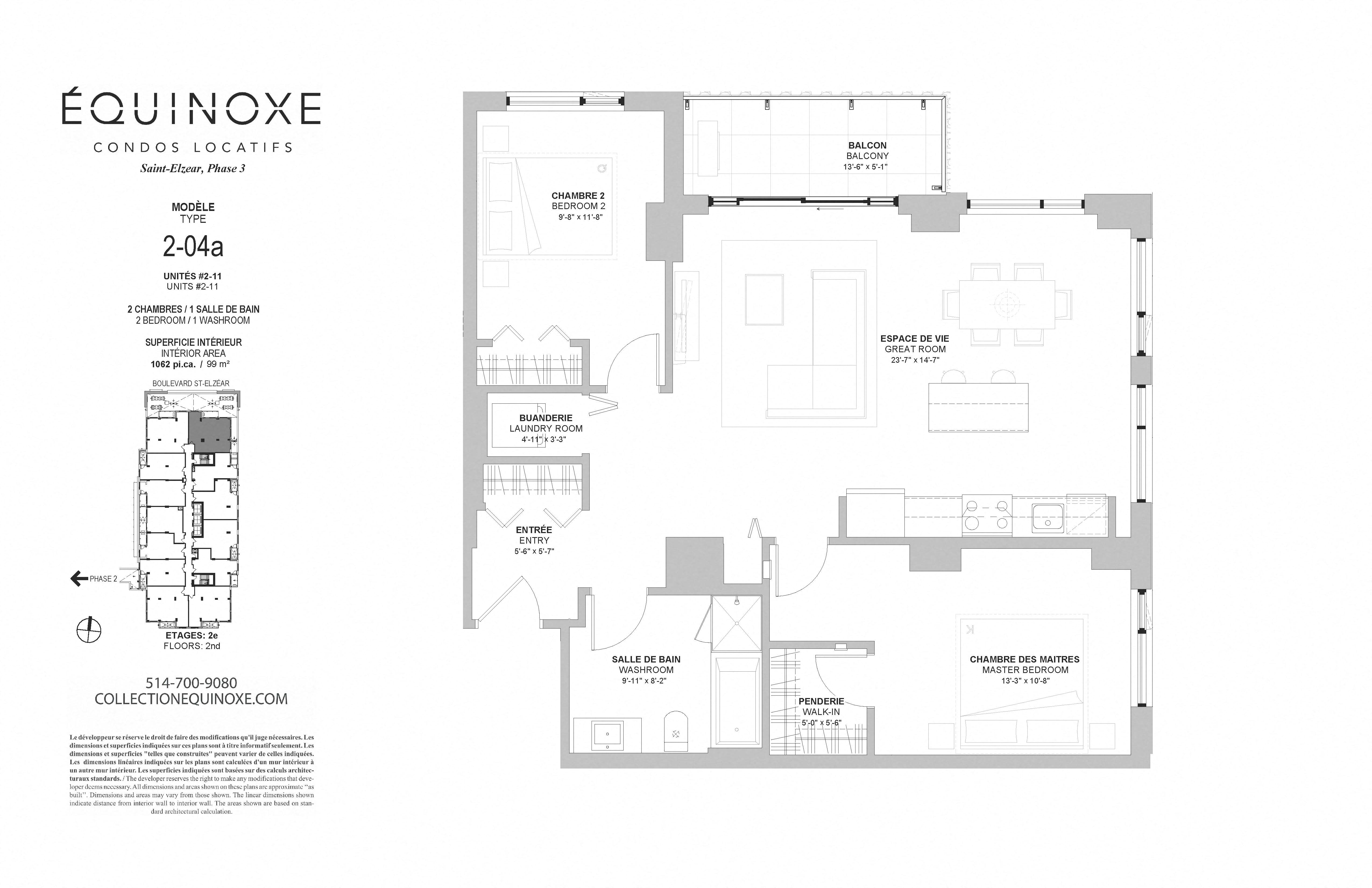 Floor plan for 2 beds, 1 bath, 1070 sqft