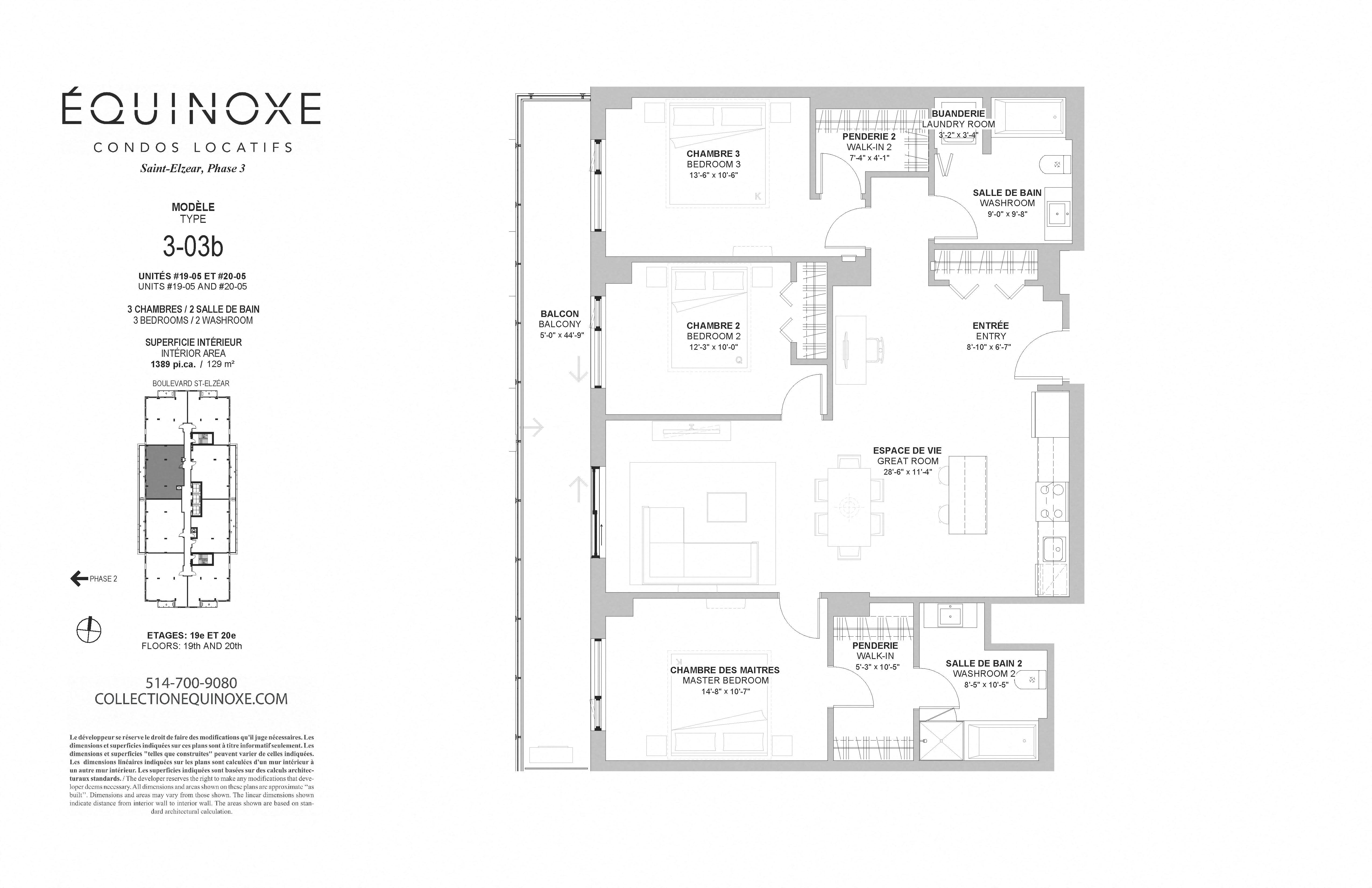 Floor plan for 3 beds, 2 baths, 1389 sqft