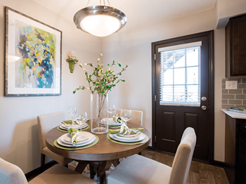 Elegant dining area