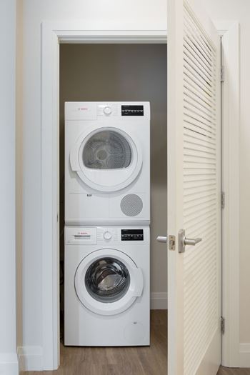 Washer and dryer