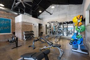 Dallas apartment for rent - the gym at the district flats apartments in lenexa