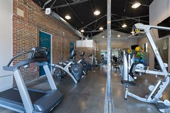 Fitness center fully equipped with strength and cardio training equipment