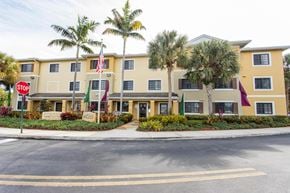 Deerfield Beach apartment for rent - front entrance to Highland Gardens II