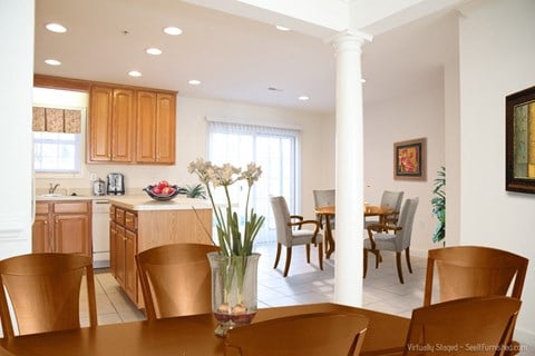 Floor plan for 3 beds, 2 baths, 1364 sqft