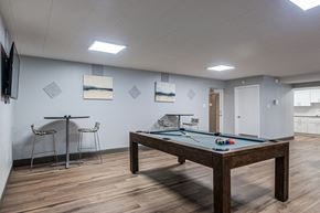 Avalon apartment for rent - the preserve at ballantyne commons activity room with pool table